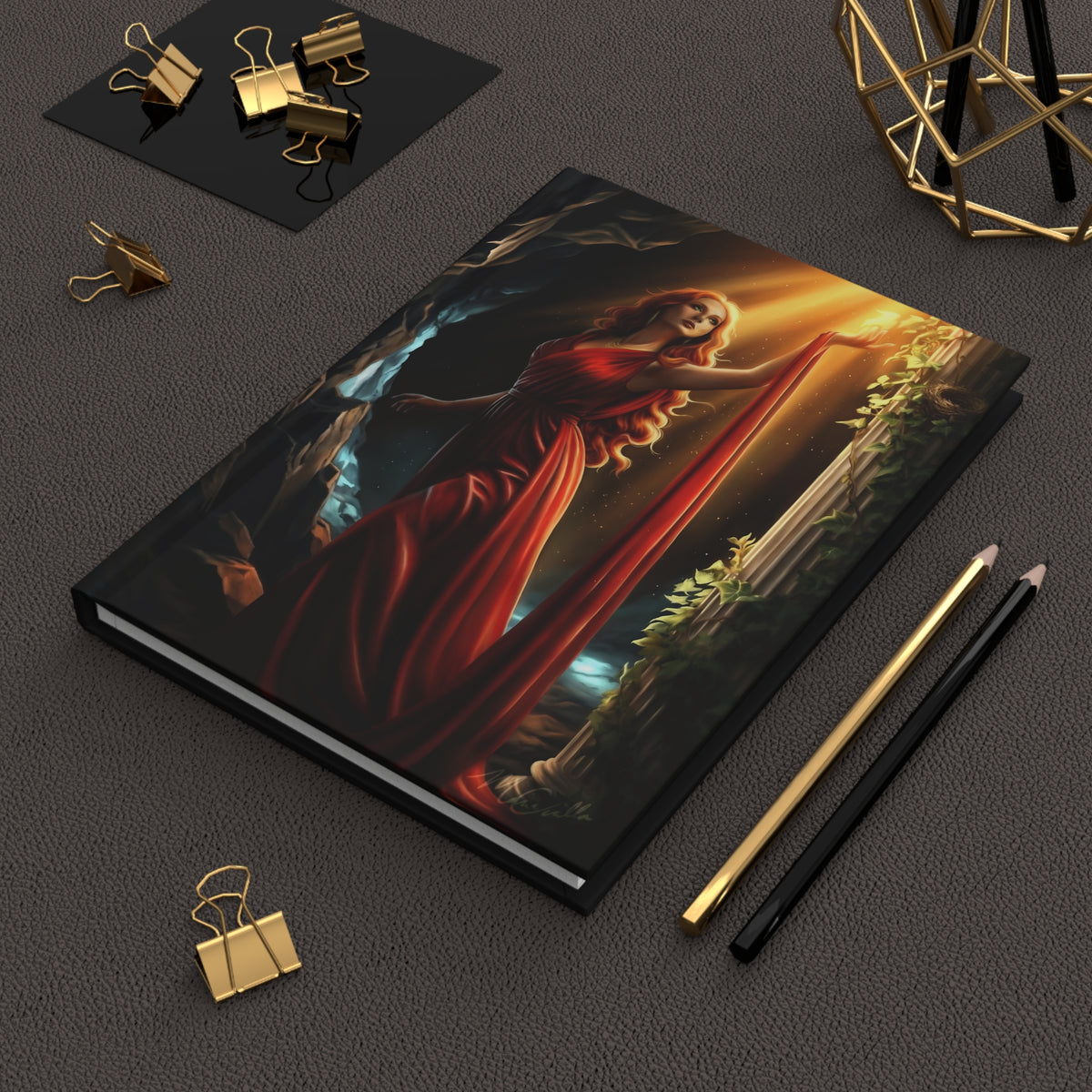 Petals from the Underworld — Lined Notebook
