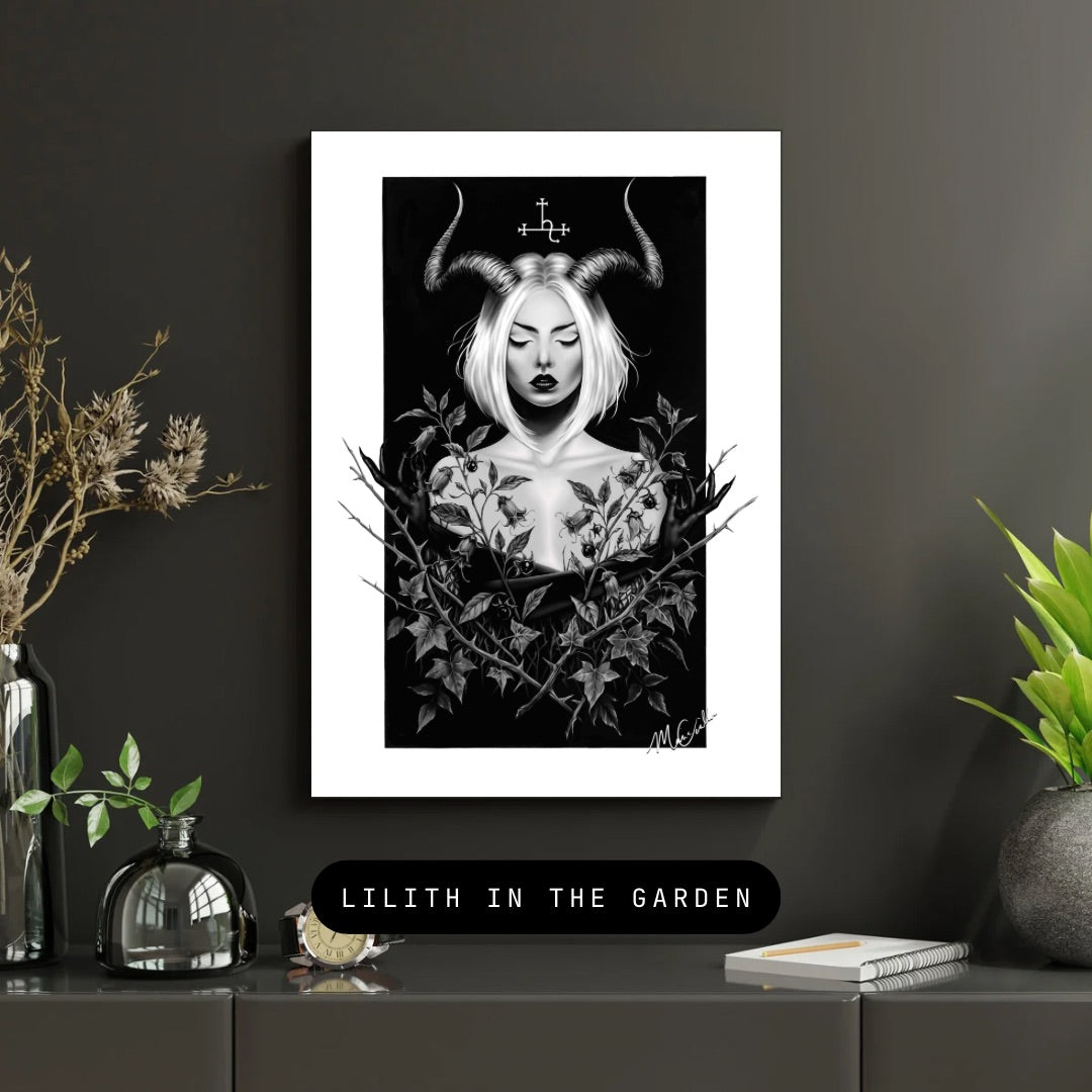 Lilith in the Garden Standard Edition — Satin or Archival Matte Fine Art Print