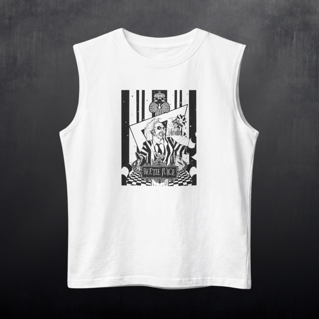 Beetlejuice Sleeveless Tank
