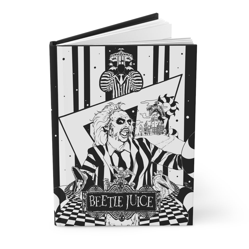 Beetlejuice Beetlejuice Beetlejuice — Lined Notebook