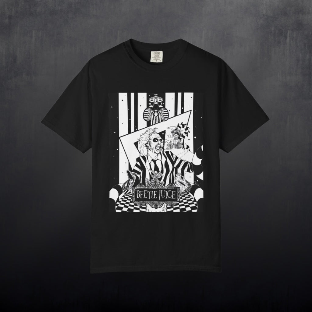 Beetlejuice Graphic Tee- Available in black or white