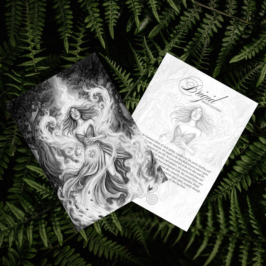 Brigid's Ascension Fine Art Print - Sketchbook Edition