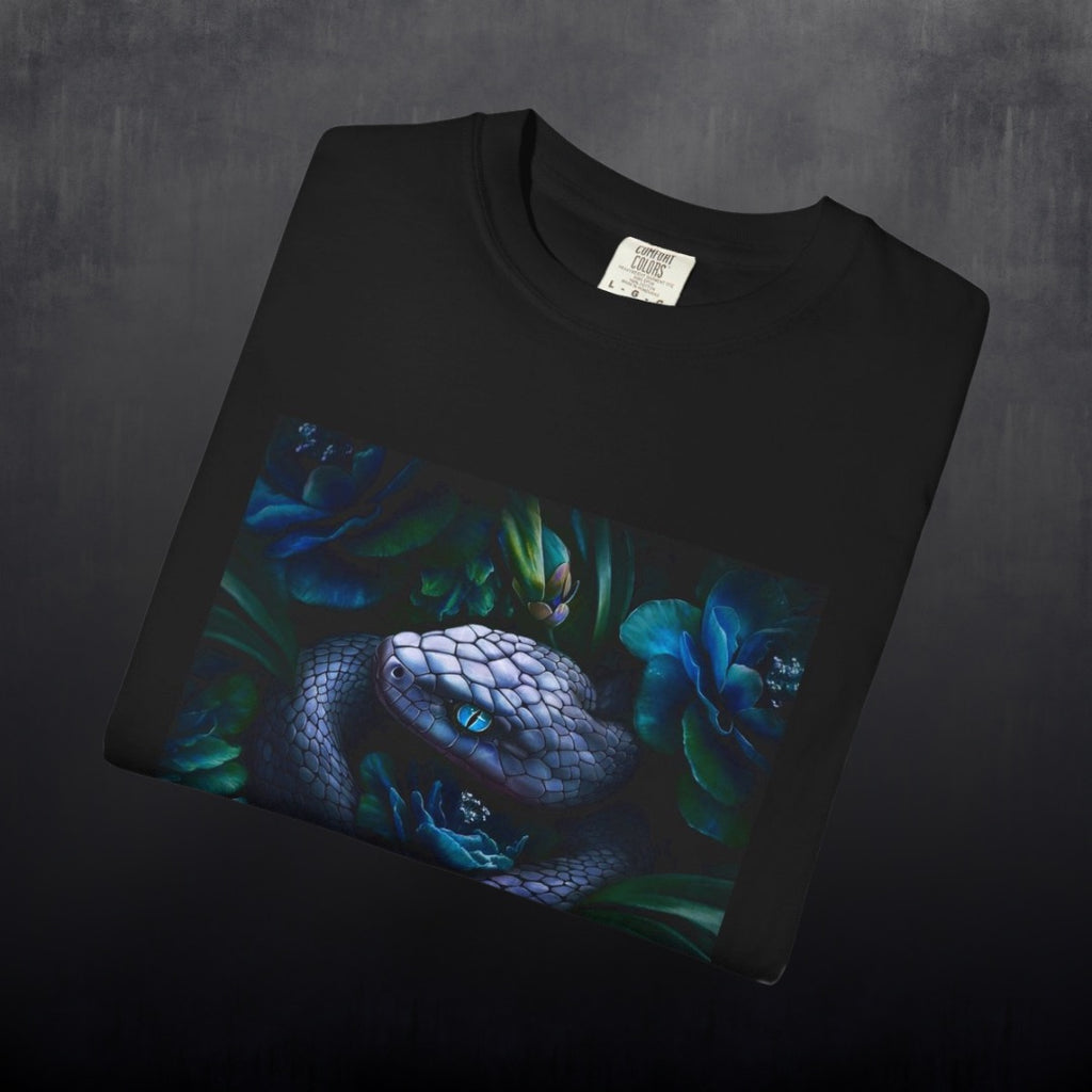 Serpent of the Blue Lotus Graphic Tee