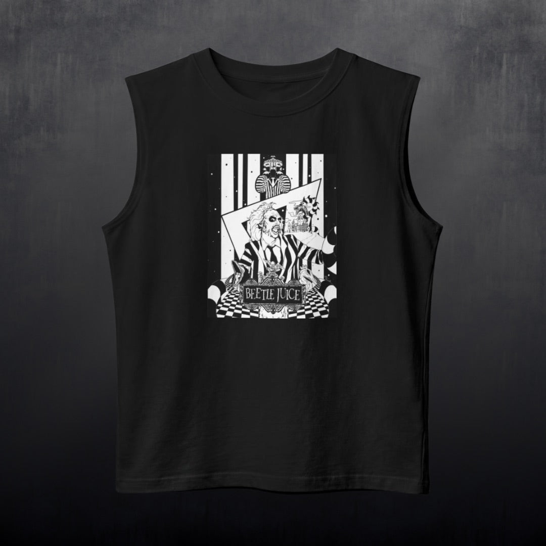 Beetlejuice Sleeveless Tank