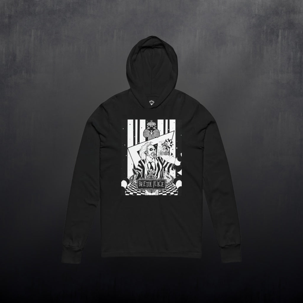 Beetlejuice Hooded Long Sleeve Shirt