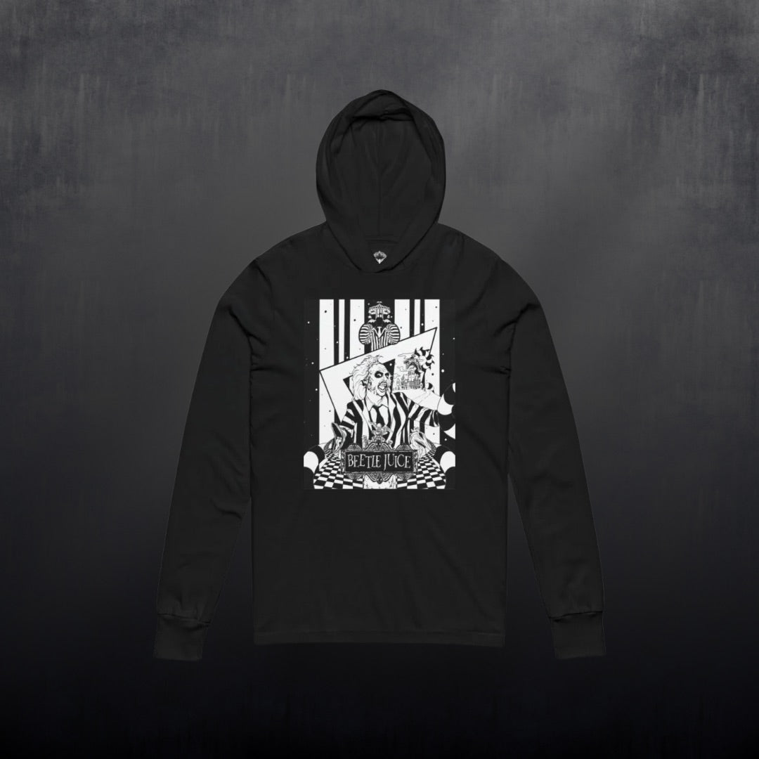 Beetlejuice Hooded Long Sleeve Shirt