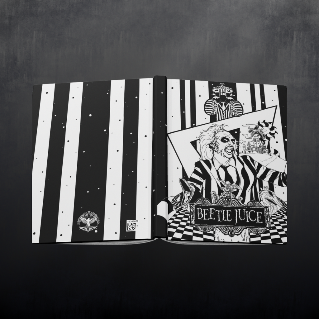 Beetlejuice Beetlejuice Beetlejuice — Lined Notebook
