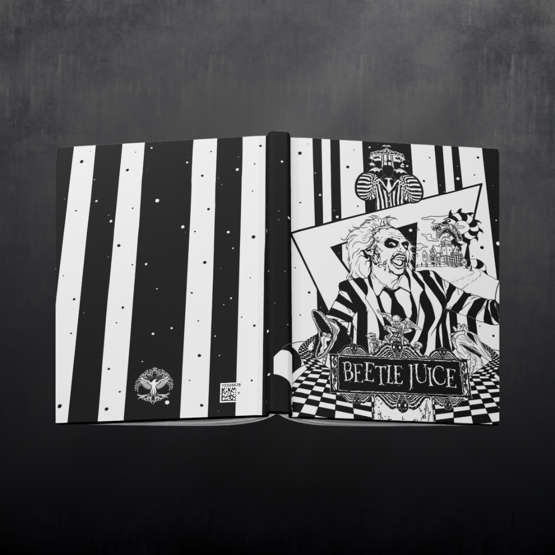 Beetlejuice Beetlejuice Beetlejuice — Lined Notebook